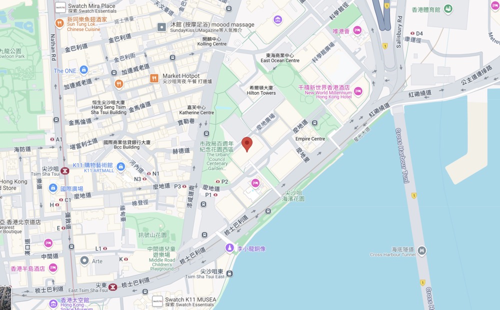 港专租地图位置